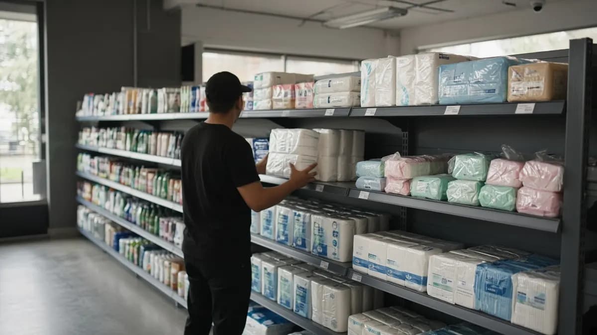 門店補貨示意